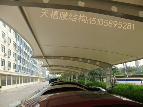 膜結(jié)構(gòu)豪華停車棚公園張拉膜景觀原始圖片3