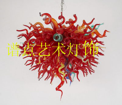 吹制藝術玻璃吊燈原始圖片3