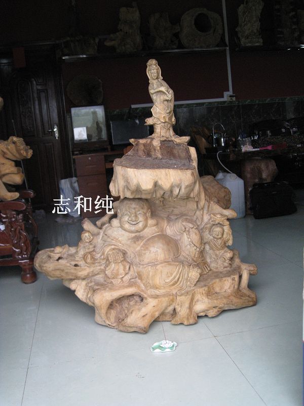 沉香根雕