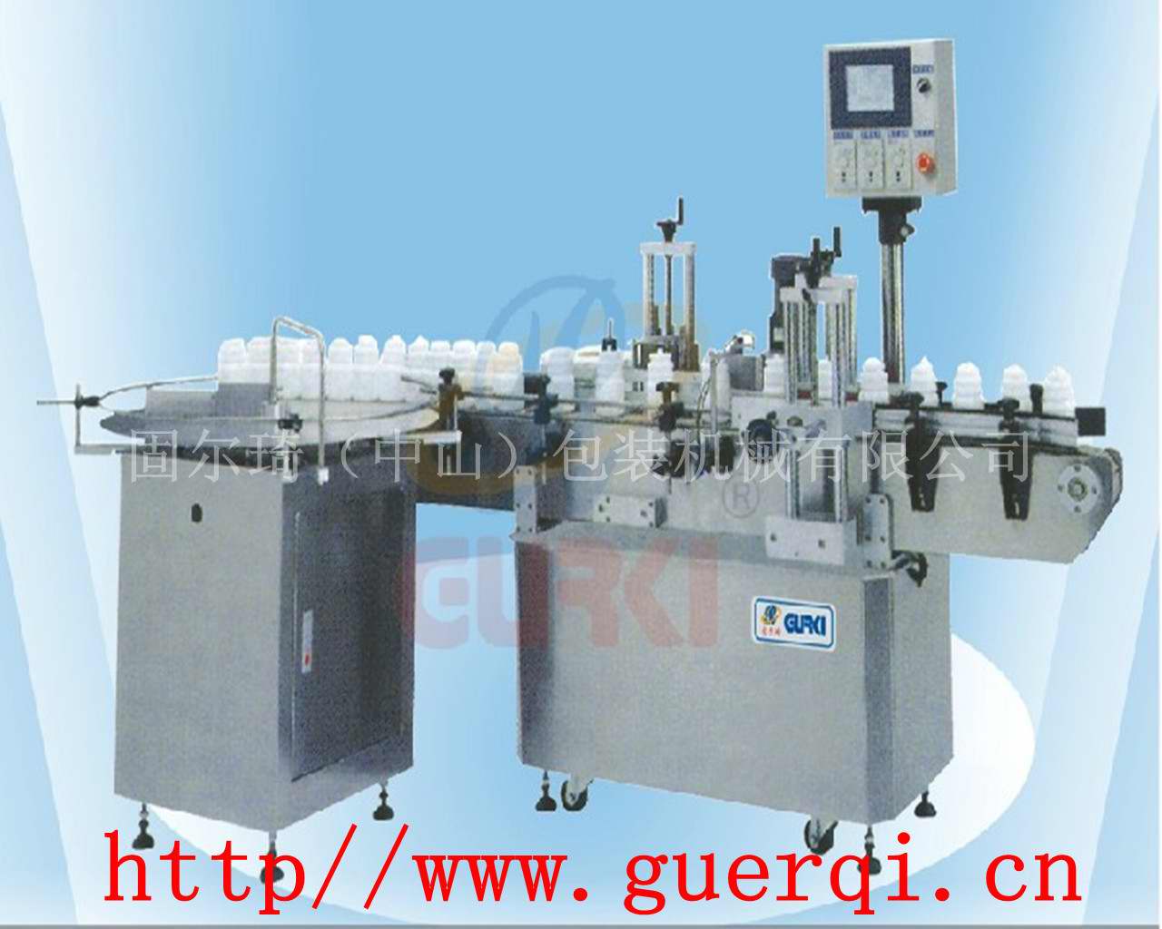 圓瓶自動貼標(biāo)機(jī)GEQ-510