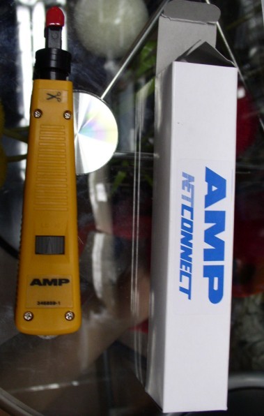 西安AMP110打線工具346859-1安普打線刀弱電專家專用110打線刀