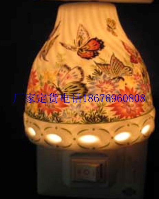 陶瓷香薰小夜燈廠 香薰小夜燈廠 雕刻香薰小夜燈廠 LED小夜燈廠 七彩小夜燈廠