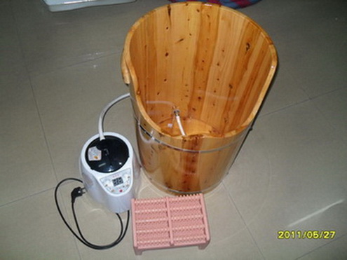 保健 香柏木熏蒸桶 香柏木蒸腳桶 香柏木足浴桶