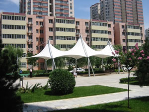 供應(yīng)無(wú)錫市 江陰市 宜興市膜結(jié)構(gòu)，張拉膜，停車(chē)棚，車(chē)棚，拉膜亭