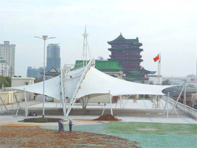 供應(yīng)常州市 金壇市 溧陽(yáng)市膜結(jié)構(gòu)，張拉膜，停車(chē)棚，車(chē)棚，拉膜亭