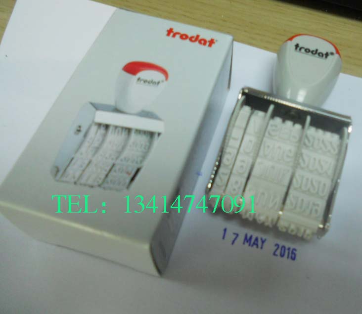 Trodat卓達牌日期印章，數字印章，英文印章原始圖片2