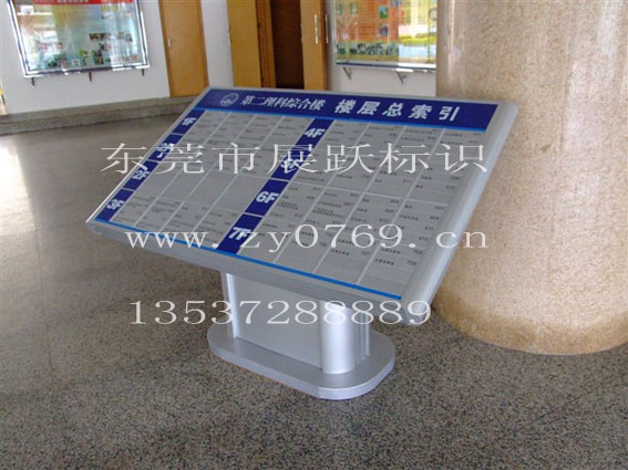 供應(yīng)鋁合金索引牌、大堂索引牌原始圖片2