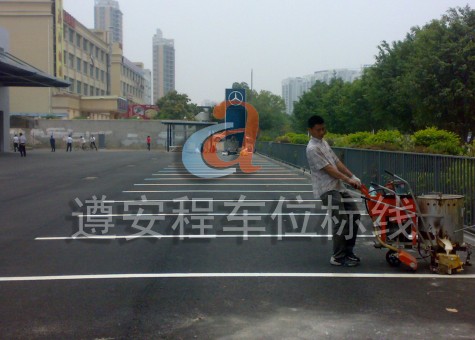 松崗車位劃線_松崗停車場劃線-交通安全設施原始圖片2