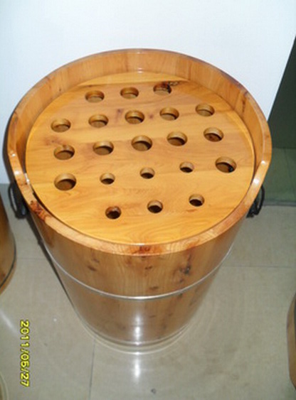 供應(yīng)香柏木頭療桶，除煩安眠熏蒸頭療儀，頭療桶