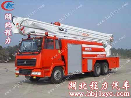 斯太爾王舉高噴射消防車