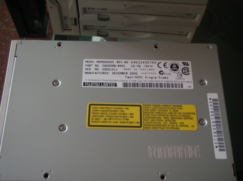 全新富士通MO光盤機 640M MCM3064SS，MCM3130APtg原始圖片2