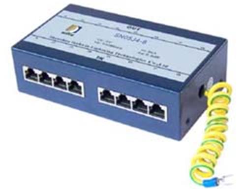 集成多口网络信号防雷箱