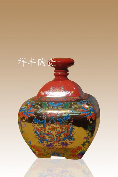 江西景德鎮陶瓷酒瓶原始圖片3