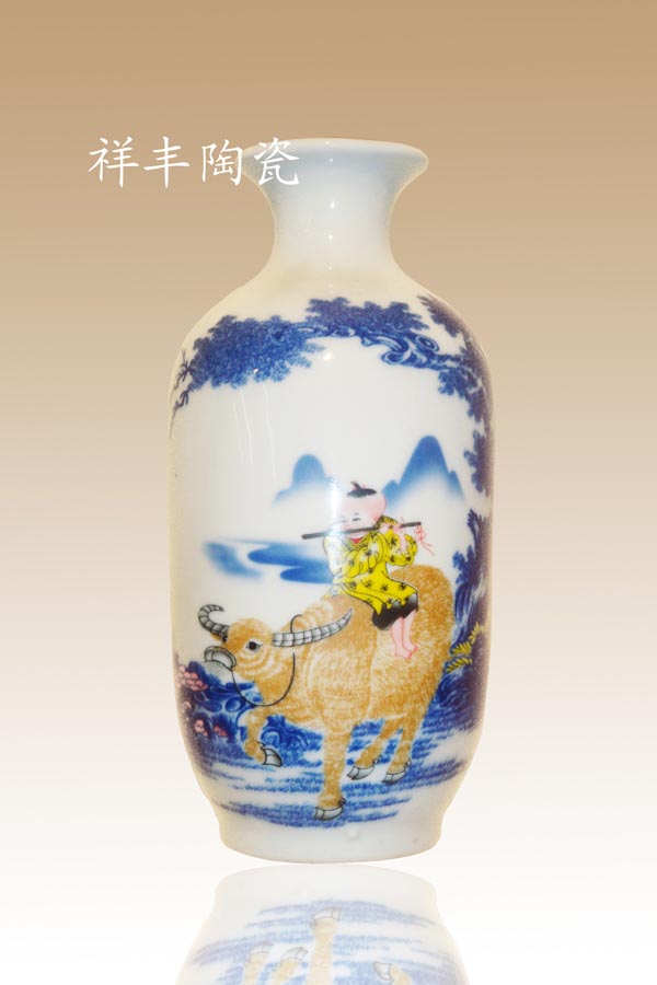 景德鎮陶瓷酒瓶原始圖片2