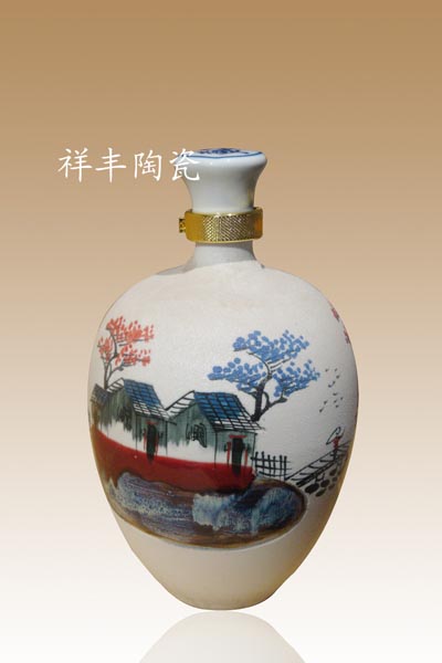 500ml陶瓷酒瓶原始圖片3