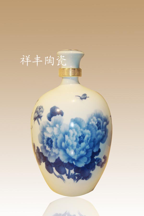 景德鎮(zhèn)陶瓷酒瓶瓶 陶瓷酒瓶原始圖片3