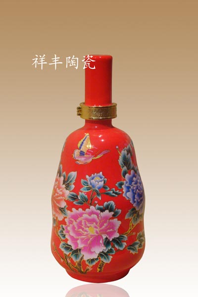 景德鎮陶瓷酒瓶原始圖片2