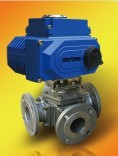 電動(dòng)法蘭三通球閥、法蘭三通球閥 產(chǎn)品型號(hào)VT2DEF33A  產(chǎn)品規(guī)格DN15~100