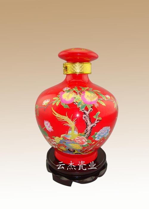 專業生產陶瓷酒瓶定做各式各樣陶瓷酒瓶廠