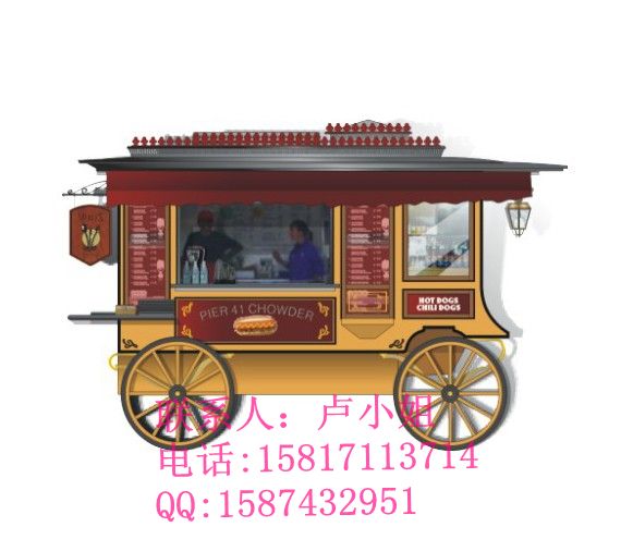 廣場售貨車，仿古售貨車，小飾品售貨車