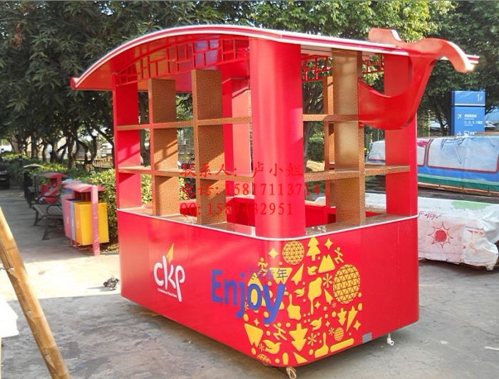 商業街美食售賣車，商業廣場售貨車原始圖片2