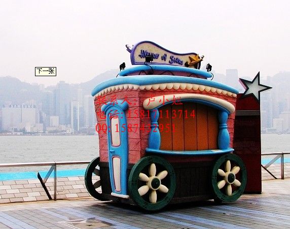 商業街售貨柜，廣場銷售車，步行街售貨車原始圖片2