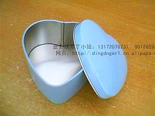 潤(rùn)膚霜包裝鐵盒，滋潤(rùn)膏包裝鐵盒，心形潤(rùn)膚霜包裝鐵盒