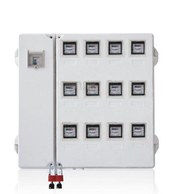 山東玻璃鋼電表箱，電力局智能電表箱，掛式電子插卡式電表箱