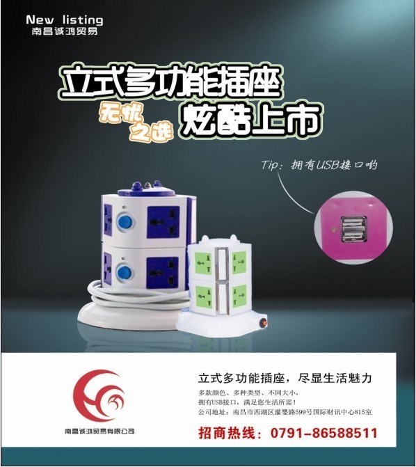 立式插座