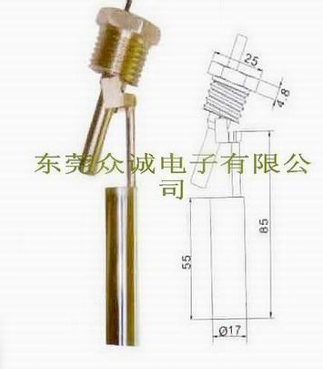 側裝式浮球開關   彎型浮球液位開關