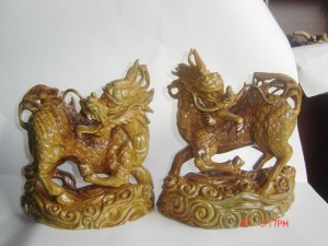 紅木擺件工藝品 非洲黃花梨40cm馬上封侯