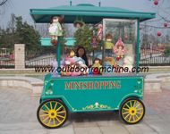 供應實木售貨車 戶外流動售貨車 戶外手推式售貨車 原始圖片3