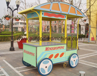 供應(yīng)實木售貨車 戶外流動售貨車 戶外手推式售貨車 