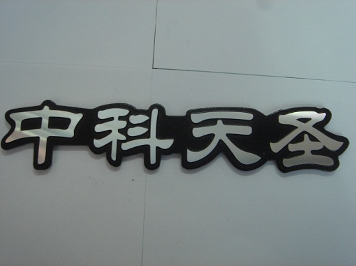 鋁質(zhì)拉絲高光銘牌定做