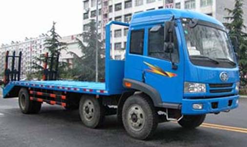 楚風小三軸平板運輸車湖北程力平板車