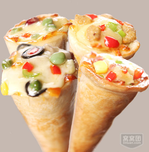 供應甜筒披薩