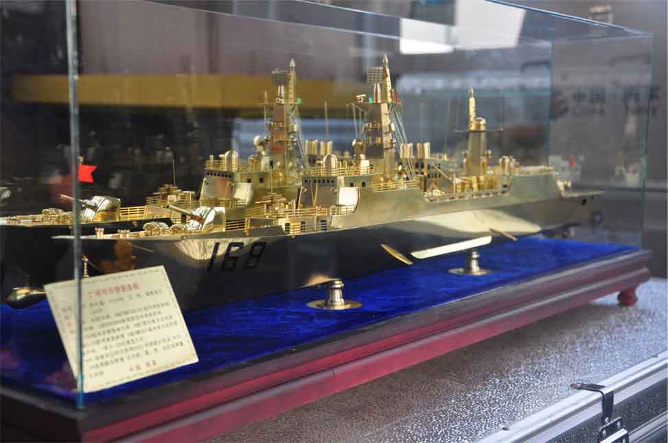 青島純銅艦船模型工藝品