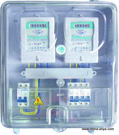 農(nóng)網(wǎng)防竊電塑料透明單相電表箱