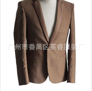 廣州修身西服廠家，廣州休閑西裝生產(chǎn)，男士西服供應(yīng)商
