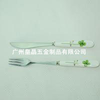 廣州皇晶不銹鋼廠家批發(fā)：2012{zx1}款月餅刀叉，精緻刀叉禮品套裝，禮盒刀叉原始圖片2