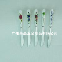 2012年月餅配套刀叉，今年月餅刀叉配套廠家直銷，鎂質瓷柄月餅刀叉，骨瓷月餅刀叉，