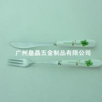 精品月餅刀叉，陶瓷柄月餅刀叉，2012年月餅配套刀叉，今年月餅刀叉配套廠家直銷原始圖片3