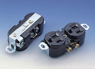 E-07原裝臺灣榮豐RONGFENG美式電源插座