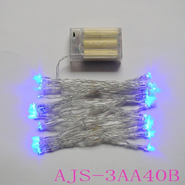 太陽能電池盒燈串，太陽能防水燈串，2AA/3AA電池盒燈串
