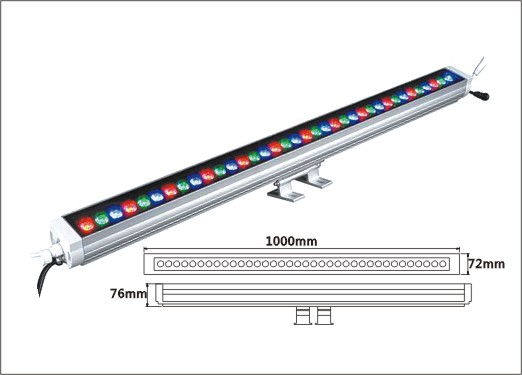 LED洗墻燈LED幕墻燈線型LED投光燈