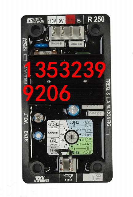 LEROY SOMER電調板R250,R230,R448,R438,R449，AVR電壓調節器R250,R230,R448,R438,R449