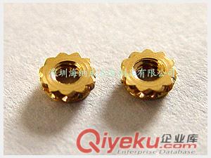 廠家供應(yīng)手機外殼注塑螺母，手機銅螺母M1.4