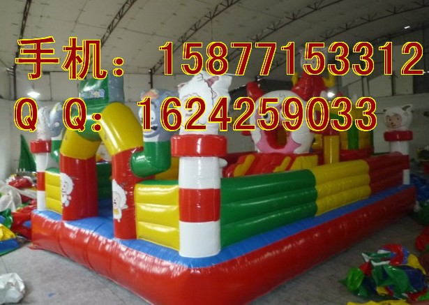隆林充氣城堡，兒童充氣蹦蹦床玩具，喜洋洋充氣玩具