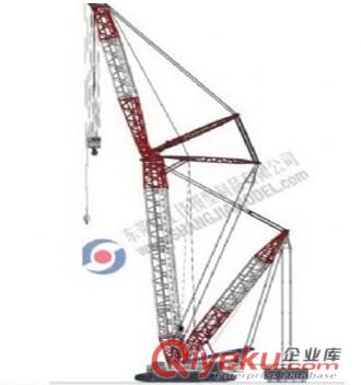 工程車模型-工程機械模型： 1:50 QUY650 履帶吊模型