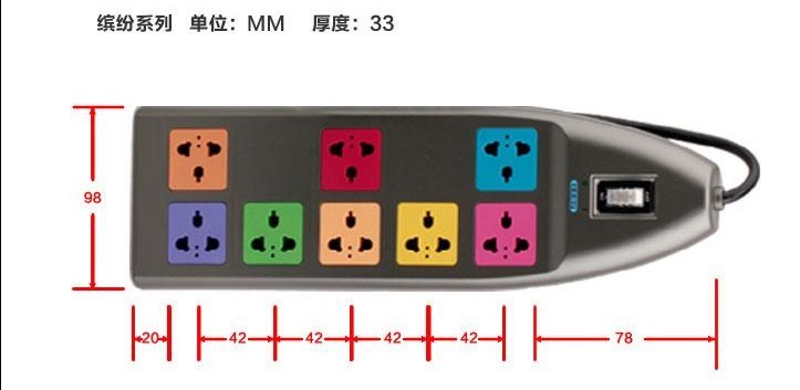 QFB801防雷系列gd排插